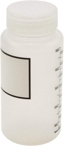 Dynalon Labware - 500 mL Wide-Mouth Bottle - Polypropylene, Translucent, 6-1/2" High x 3" Diam, 55mm Cap - Americas Industrial Supply