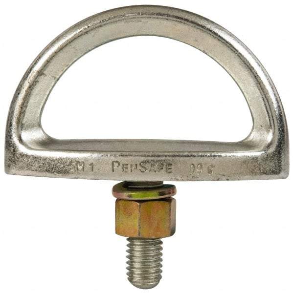 Miller - 1-1/4" Eye Length, Fixed D-Bolt Anchor - Steel - Americas Industrial Supply