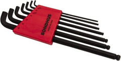 Bondhus - 7 Piece L-Key Ball End Hex Key Set - Hex Range 1.5 to 6mm - Americas Industrial Supply