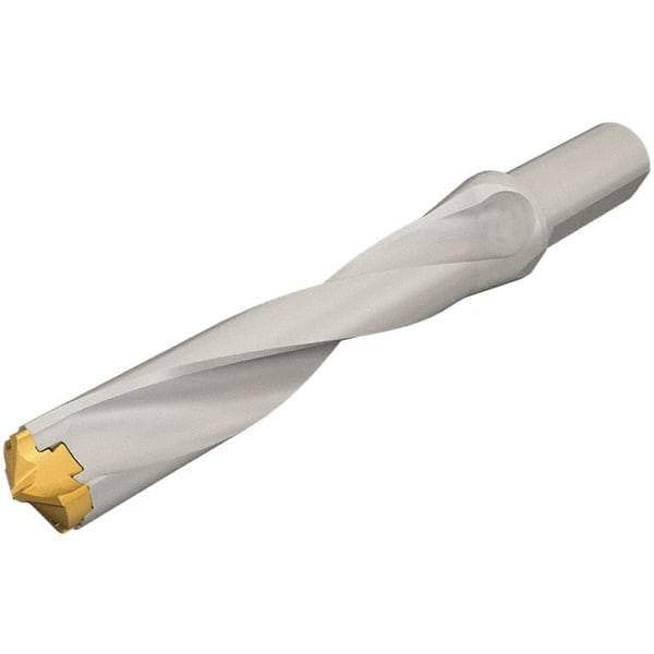 Iscar - 23 to 23.9mm Diam, 5xD, 115mm Max Depth, 25mm Shank Diam, 201.5mm OAL, Replaceable Tip Drill - IDI-SG, IDI-SK Insert, 23 Seat Size, DCM Toolholder, Series ChamDrill - Americas Industrial Supply
