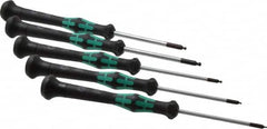 Wera - 5 Piece, 1.3 to 3mm Ball End Hex Driver Set - Comes in Display Box - Americas Industrial Supply