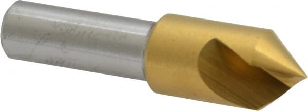 Melin Tool - 1/2" Head Diam, 3/8" Shank Diam, 1 Flute 82° Cobalt Countersink - Americas Industrial Supply