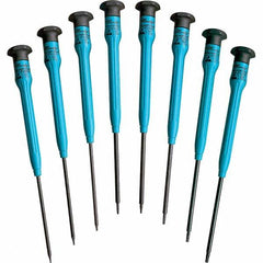 Moody Tools - Precision & Specialty Screwdrivers Type: JIS Overall Length Range: 3" - 6.9" - Americas Industrial Supply