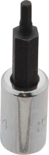 Proto - 1/4" Drive, 7/64" Hex Bit Socket - 1-7/8" OAL, 1" Bit Length - Americas Industrial Supply