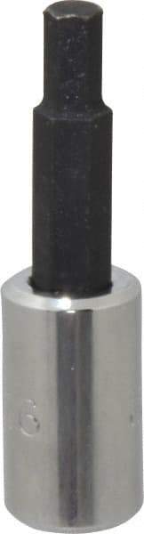 Proto - 1/4" Drive, 3/16" Hex Bit Socket - 1-7/8" OAL, 1" Bit Length - Americas Industrial Supply