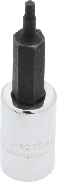 Proto - 1/4" Drive, 2mm Hex Bit Socket - 1-7/8" OAL, 1" Bit Length - Americas Industrial Supply