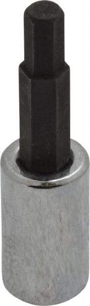 Proto - 1/4" Drive, 5mm Hex Bit Socket - 1-7/8" OAL, 1" Bit Length - Americas Industrial Supply
