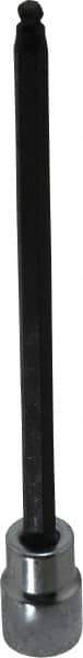 Proto - 3/8" Drive, 3/16" Hex Bit Socket - 6-3/32" OAL, 5" Bit Length, Long Ball End Hex Bit Socket - Americas Industrial Supply