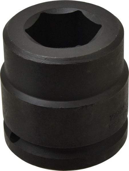 Proto - 1-1/2" Drive 1-5/8" Standard Impact Socket - 6 Points, 3-1/8" OAL - Americas Industrial Supply
