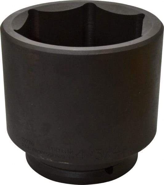 Proto - 1-1/2" Drive 4-3/4" Standard Impact Socket - 6 Points, 6-1/4" OAL - Americas Industrial Supply