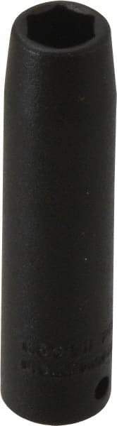 Proto - 1/4" Drive 9/32" Deep Impact Socket - 6 Points, 2" OAL - Americas Industrial Supply