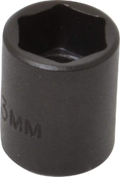 Proto - 1/4" Drive 13mm Standard Impact Socket - 6 Points, 7/8" OAL - Americas Industrial Supply