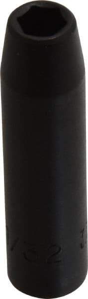 Proto - 3/8" Drive 11/32" Deep Impact Socket - 6 Points, 2-3/4" OAL - Americas Industrial Supply