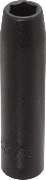 Proto - 3/8" Drive 3/8" Deep Impact Socket - 6 Points, 2-3/4" OAL - Americas Industrial Supply