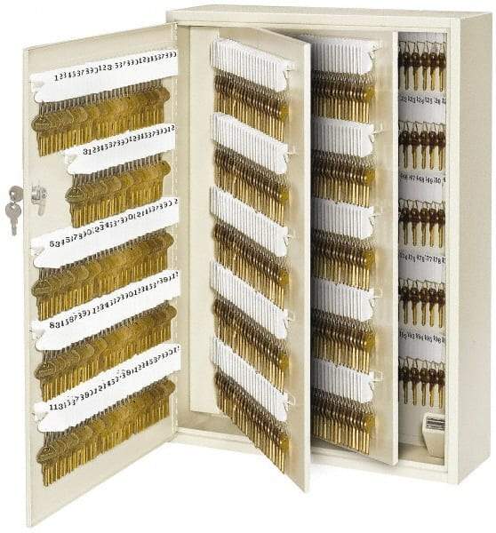 Master Lock - 730 Keys, Almond Key Storage Cabinet - 18" Wide x 7" Deep x 25-1/4" High - Americas Industrial Supply
