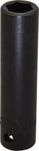 Proto - 3/8" Drive 11mm Deep Impact Socket - 6 Points, 2-47/64" OAL - Americas Industrial Supply
