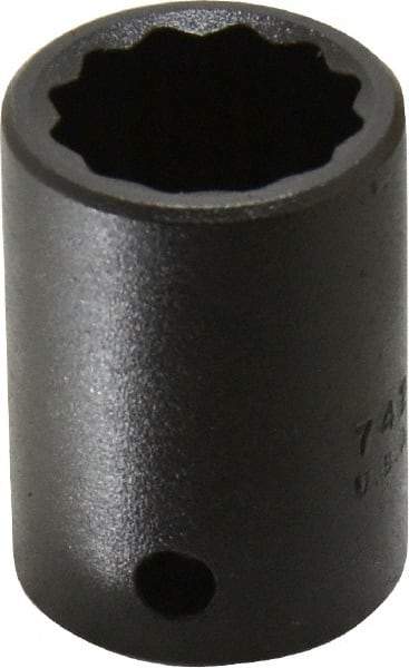 Proto - 1/2" Drive 3/4" Standard Impact Socket - 12 Points, 1-1/2" OAL - Americas Industrial Supply