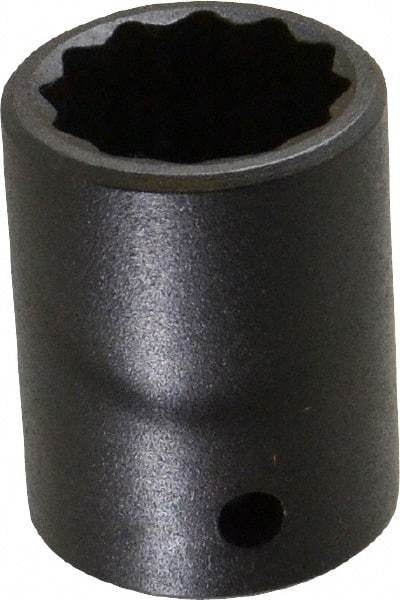 Proto - 1/2" Drive 7/8" Standard Impact Socket - 12 Points, 1-5/8" OAL - Americas Industrial Supply