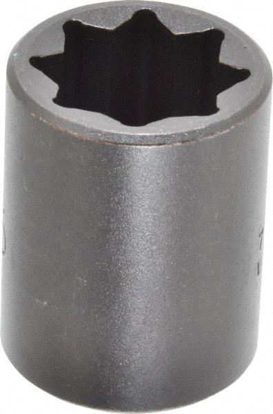 Proto - 1/2" Drive 11/16" Standard Impact Socket - 8 Points, 1-1/2" OAL - Americas Industrial Supply