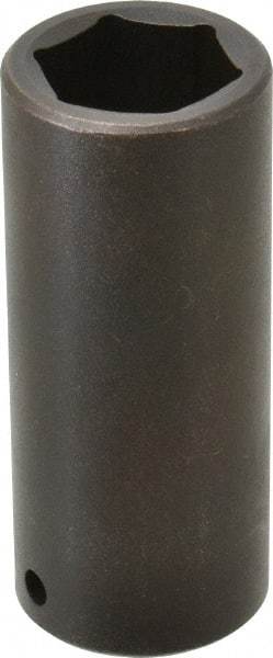 Proto - 1/2" Drive 1" Deep Impact Socket - 6 Points, 3-1/2" OAL - Americas Industrial Supply