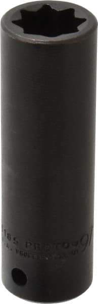 Proto - 1/2" Drive 9/16" Deep Impact Socket - 8 Points, 3-1/4" OAL - Americas Industrial Supply