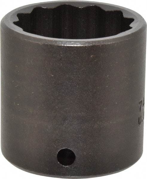 Proto - 1/2" Drive 32mm Standard Impact Socket - 12 Points, 2" OAL - Americas Industrial Supply