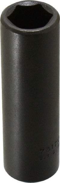 Proto - 1/2" Drive 17mm Deep Impact Socket - 6 Points, 3-1/4" OAL - Americas Industrial Supply