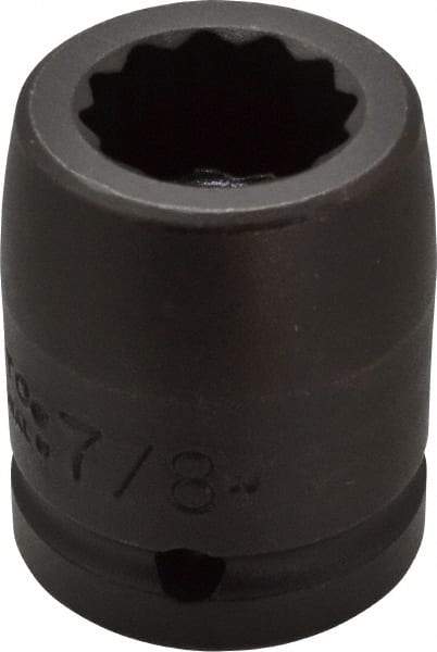 Proto - 3/4" Drive 7/8" Standard Impact Socket - 12 Points, 2" OAL - Americas Industrial Supply