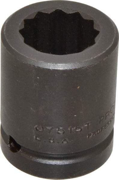 Proto - 3/4" Drive 15/16" Standard Impact Socket - 12 Points, 2" OAL - Americas Industrial Supply