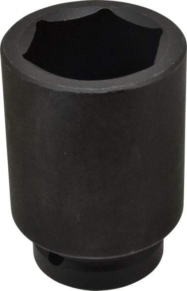 Proto - 1" Drive 2-1/8" Deep Impact Socket - 6 Points, 4-1/2" OAL - Americas Industrial Supply