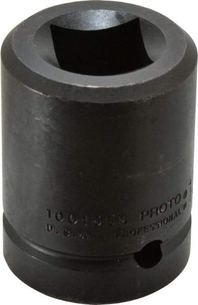 Proto - 1" Drive 15/16" Standard Impact Socket - 4 Points, 2-1/2" OAL - Americas Industrial Supply
