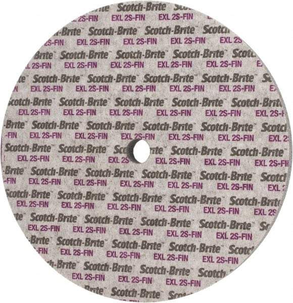 3M - 12" Diam, 1" Face Width, 1" Center Hole, Fine Grade, Silicon Carbide Deburring Wheel - Unitized, Soft Density 2 Grade, 2,600 RPM - Americas Industrial Supply