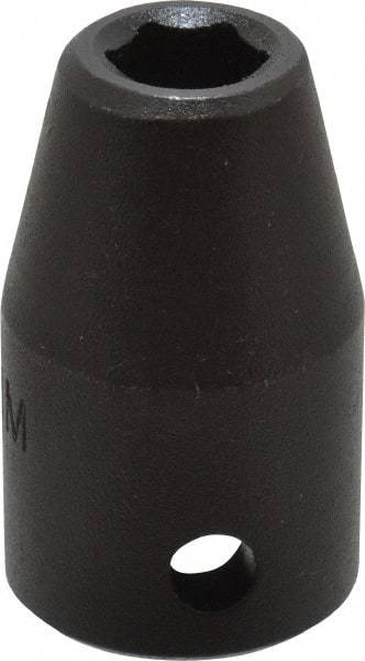 Proto - 1/2" Drive 9mm Standard Impact Socket - 6 Points, 1-1/2" OAL - Americas Industrial Supply
