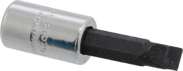 Proto - Screwdriver & Drag Link Sockets Type: Slotted Screwdriver Socket Drive Size (Inch): 1/4 - Americas Industrial Supply