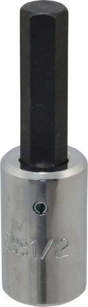 Proto - 1/2" Drive, 1/2" Hex Bit Socket - 3-5/8" OAL, 1-7/8" Bit Length - Americas Industrial Supply