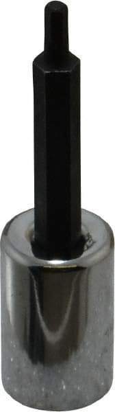 Proto - 3/8" Drive, 1/8" Hex Bit Socket - 2-23/32" OAL, 1-5/8" Bit Length - Americas Industrial Supply