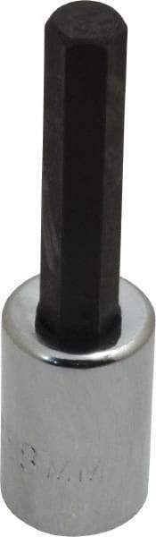 Proto - 3/8" Drive, 8mm Hex Bit Socket - 2-5/8" OAL, 1-5/8" Bit Length - Americas Industrial Supply