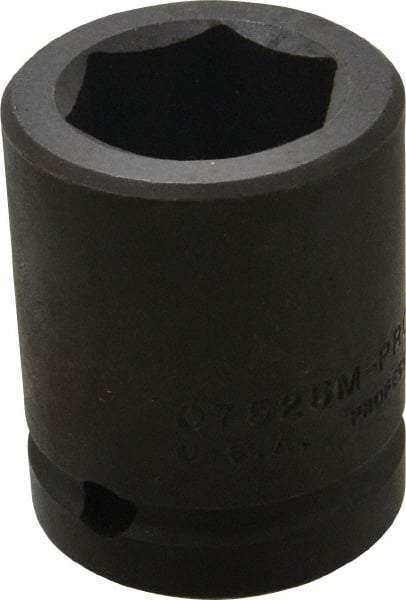 Proto - 3/4" Drive 25mm Standard Impact Socket - 6 Points, 2" OAL - Americas Industrial Supply