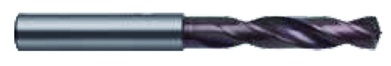 13.5mm Dia. - Carbide HP 3XD Drill-140° Point-Bright - Americas Industrial Supply
