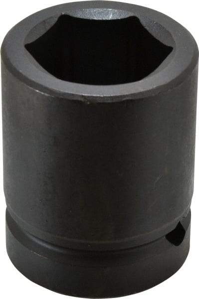 Proto - 1" Drive 1-3/8" Standard Impact Socket - 6 Points, 2-3/4" OAL - Americas Industrial Supply