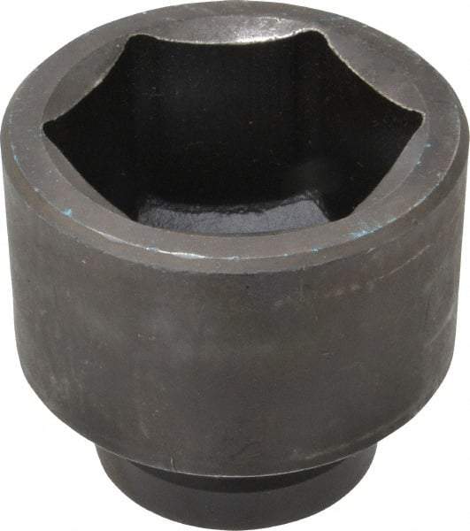 Proto - 1" Drive 2-1/2" Standard Impact Socket - 6 Points, 3-1/2" OAL - Americas Industrial Supply