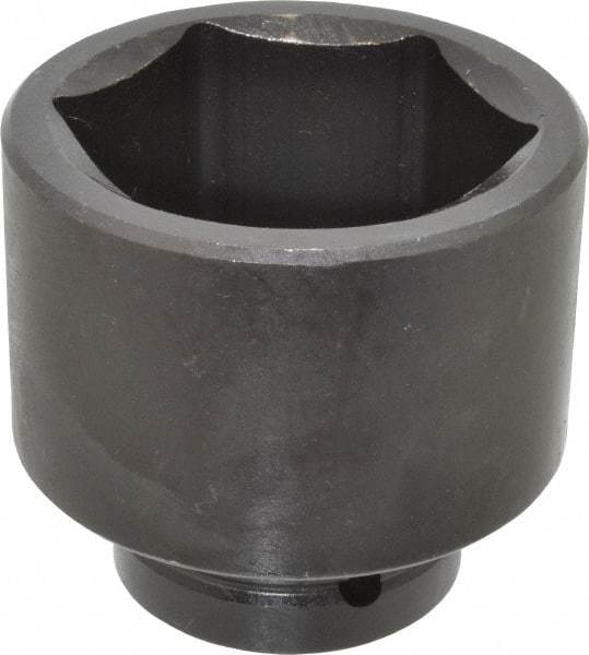 Proto - 1" Drive 3" Standard Impact Socket - 6 Points, 4" OAL - Americas Industrial Supply