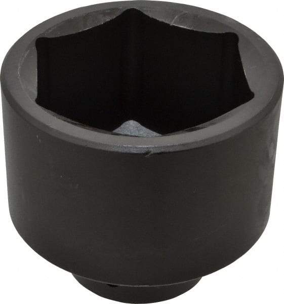 Proto - 1" Drive 3-1/2" Standard Impact Socket - 6 Points, 4-1/2" OAL - Americas Industrial Supply