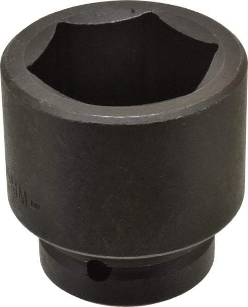 Proto - 1" Drive 55mm Standard Impact Socket - 6 Points, 3-7/64" OAL - Americas Industrial Supply