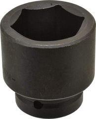 Proto - 1" Drive 55mm Standard Impact Socket - 6 Points, 3-7/64" OAL - Americas Industrial Supply
