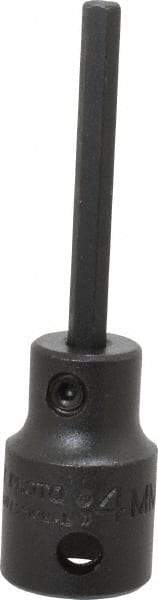 Proto - 3/8" Drive, 4mm Impact Hex Bit Socket - 2-23/32" OAL - Americas Industrial Supply