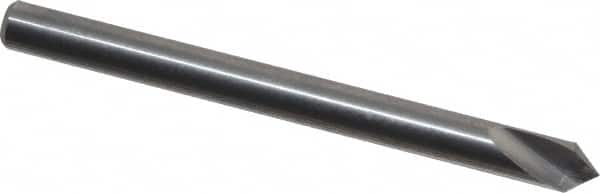 Atrax - 1/8" Head Diam, 1/8" Shank Diam, 1 Flute 82° Solid Carbide Countersink - Americas Industrial Supply