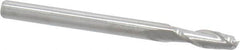 Atrax - 3mm, 9mm LOC, 3mm Shank Diam, 38mm OAL, 2 Flute, Solid Carbide Square End Mill - Single End, Uncoated, Spiral Flute, 30° Helix, Centercutting, Right Hand Cut - Americas Industrial Supply