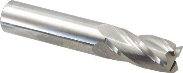 Atrax - 16mm, 32mm LOC, 16mm Shank Diam, 89mm OAL, 4 Flute, Solid Carbide Square End Mill - Single End, Uncoated, Spiral Flute, 30° Helix, Centercutting, Right Hand Cut - Americas Industrial Supply
