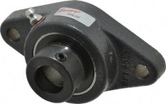 Browning - 3/4" ID, 4-13/32" OAL x 2-3/8" OAH 2-Bolt Flange - 1,444 Lb Static Cap, 2,611 Lb Dyn Cap, 3-17/32" Btw Mnt Hole Ctrs, Cast Iron - Americas Industrial Supply